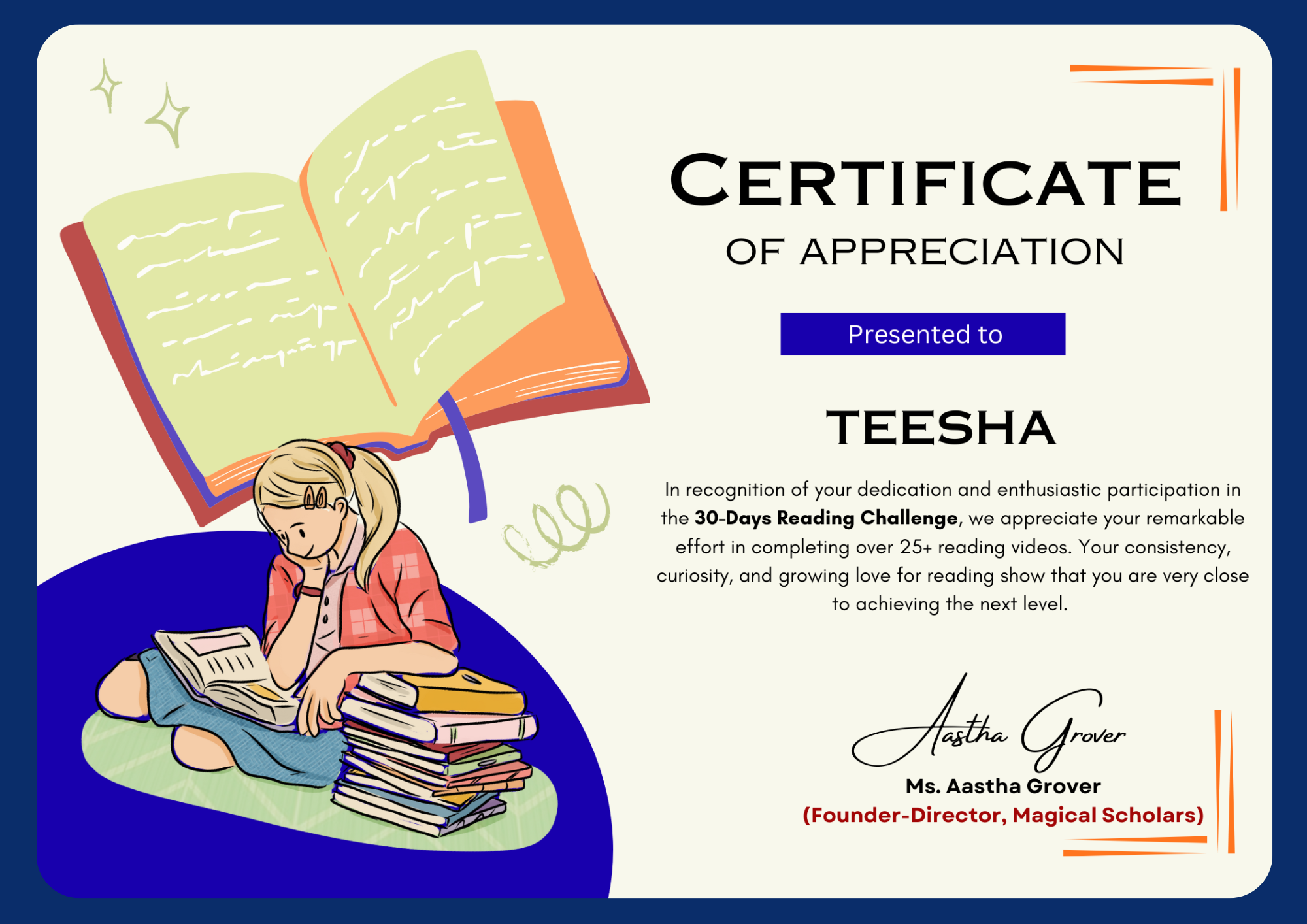 Copy of Blue and White Elegant Participation Certificate (1)